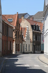 Obraz premium old street in the town