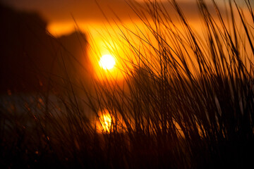 Sunset, Morro Rock, Pismo Beach