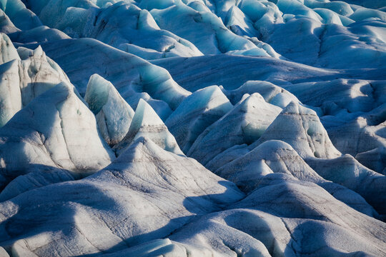 Skaftafellsjokull glacier. Vatnajokull National Park. Iceland.