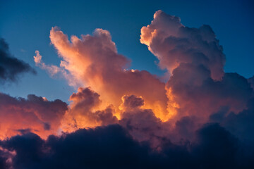 cumulus clouds in the tropics, Anquilla