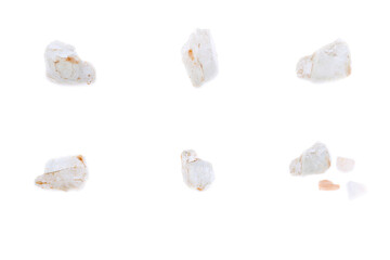 Collection of stone mineral Topaz