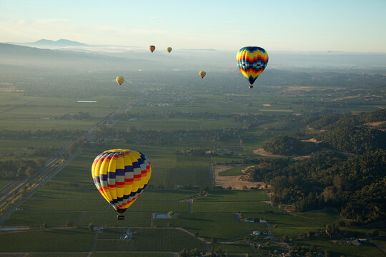 Hot Air Ballooning in Napa Valley California