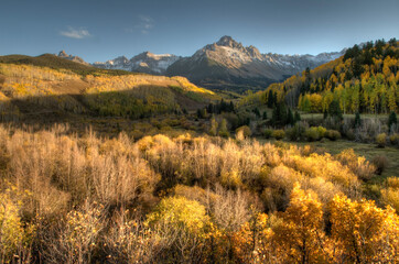 Fall colors on County Road 7 in Southern Colorado