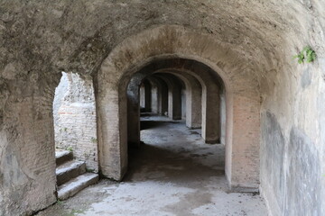 Fototapeta na wymiar Theatre of Pompeii, Italy