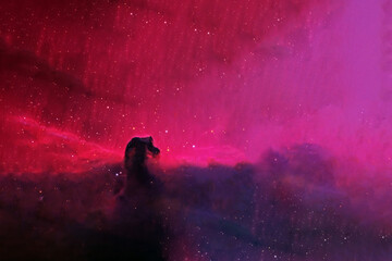 Beautiful space nebula. Purple. Elements of this image were furnished by NASA.