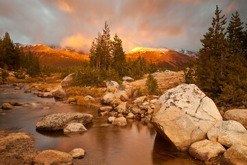 Yosemite High Country Sunset, Yosemite National Park