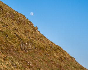 landscape with blue sky