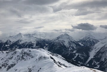 Fototapeta na wymiar Mountain view in Alps, Austria