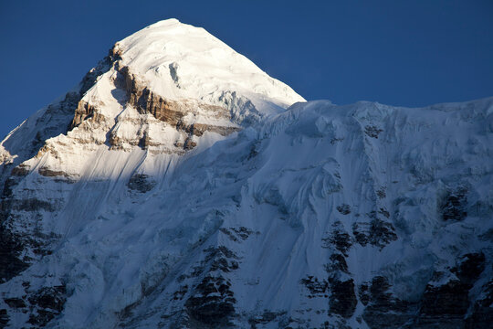 First light on Pumori, Nepal.