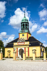 Ledreborg Slotskapel (castle chapel) Lejre Roskilde Ledreborg Slot (castle) Region Sjælland (Region Zealand) Denmark