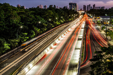 traffic at night