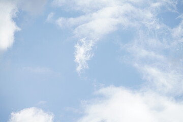 Wetter in Form von Wolken am späten Nachmittag bei typischem April Wetter