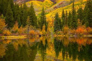 Lizard Lake is a bottomless lake outside of Marble, Colorado on the way to Crystal Mill.