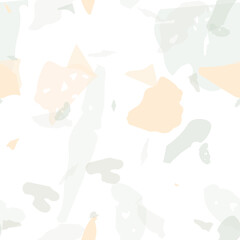 Terrazzo seamless pattern. Pastel  venetian