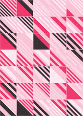 Obraz premium Abstract Geometric Pattern generative computational art illustration