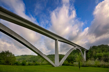 Double Arch Bridge, Natchez Trace Parkway, Tennessee and Mississippi, USA, Tennessee