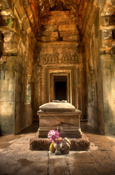 An altar at the Banteay Samre Temple located at Angkor in Cambodia