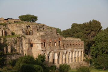 Pompeii destroyed after devastating volcanic eruption of Mount Vesuvius, Italy