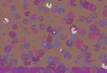 Fototapeta premium Light Multicolor vector texture with abstract forms.