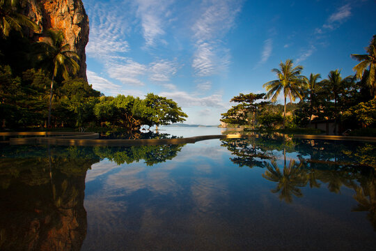 Infinity Pool at Rayavadee Resort, Krabi Thailand