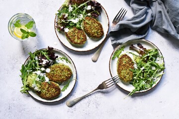 Sea bass and spinach fishcakes. Fish patties