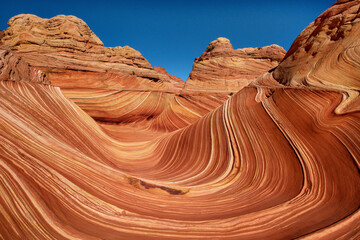 The Wave formation in Coyote Buttes North.