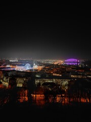 Fototapeta premium night view of the Kyiv city
