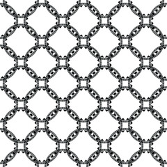 Vector seamless pattern with line art  and shape ornament . Vintage element for design in Victorian style for wallpaper and background