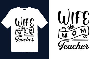 Mother's Day T-shirt Design for mug , poster, t-shirt,  label or logo.