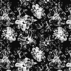 Obraz premium Seamless hand drawn. Animal skin with Hand Painted Crossing Brush Strokes ,Design for fashion , fabric, textile, wallpaper,