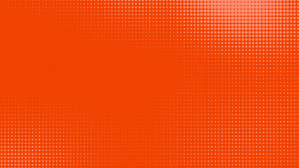 Dots halftone orange color pattern gradient texture with technology digital background. Dots pop art comics with summer background.