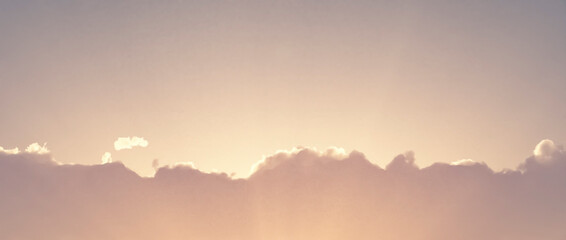 空　雲　夕日　cloud,sunny,sky,sunset,panorama	