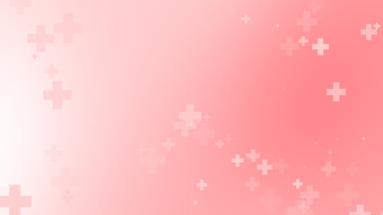 Medical health red cross pattern background. Abstract healthcare for World Blood Donor Day.