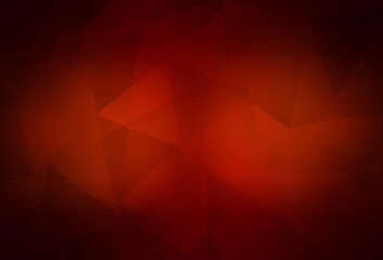 Obraz premium Dark Red vector shining triangular backdrop.