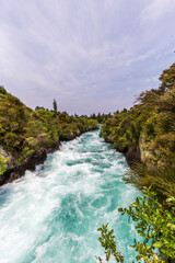 Huka Falls at Taupo, New Zealand