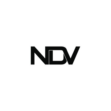 ndv letter original monogram logo design
