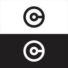 c logo vector design black