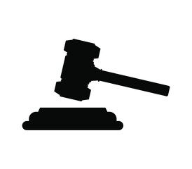 Judge hammer icon