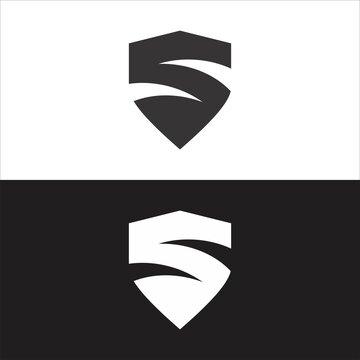 s logo vector design black