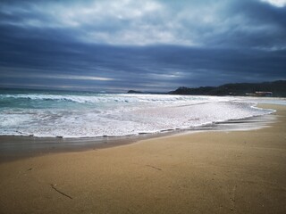 Sea sand and turquoise sea