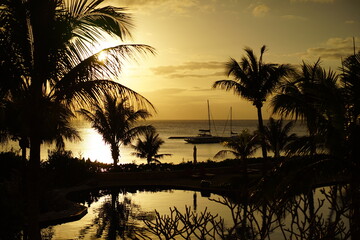 Obraz premium Okinawa sunset