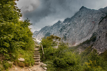 Mesmerizing view of a beautiful mountainous landscape, Logarska Dolina, Slovenia © Blaž Tacer/Wirestock