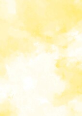 滲む黄色の水彩テクスチャ背景