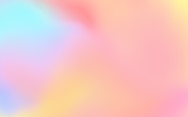 Abstract rainbow soft cloud background in pastel colorful gradation.