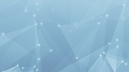 Abstract technology and science polygonal space low poly background Tone blue gray with connecting dots and lines.