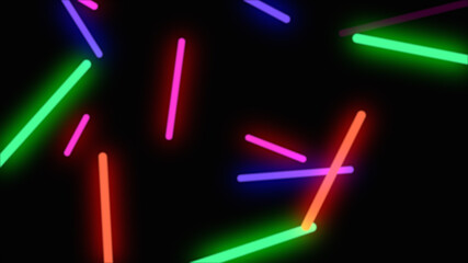 Abstract colorful neon light background.