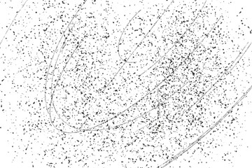  Grunge black and white texture.Overlay illustration over any design to create grungy vintage effect and depth. For posters, banners, retro and urban designs..j