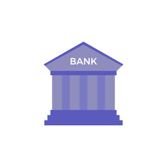 Bank Conceptual Color Icon Vector Design Illustration