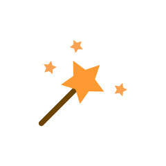 Magic Wand Icon Conceptual Vector Illustration Design