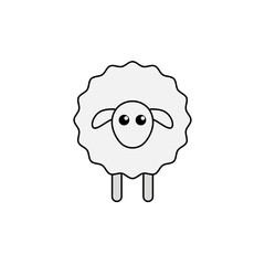 Sheep Icon Conceptual Vector Illustration Design